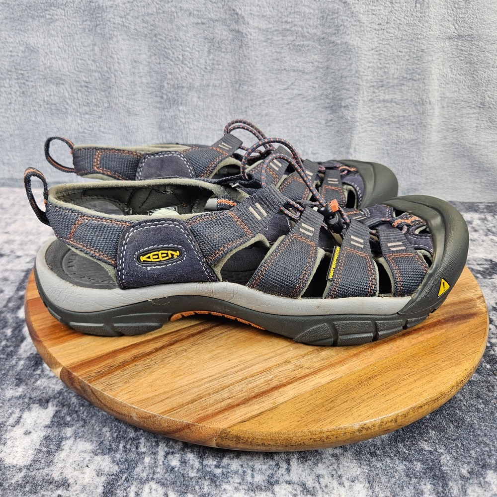 Keen Newport H2 Waterproof Sandal Men's Size 10 Blue Gray Black Hiking Shoes